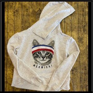 Justice “meowgical” cat hoodie